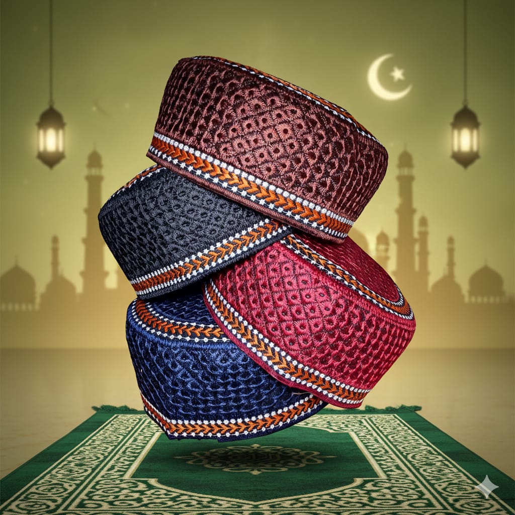 Premium Quality میٹھڑی کیپ Special Prayer Caps / Free Home Delivery / Cash on Delivery / AL-Asar Traders