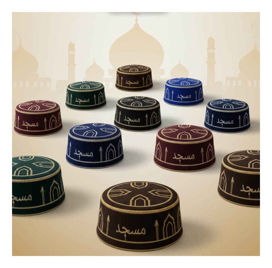Special Prayer Caps  for Masjid / Cash on Delivery /  AL-Asar Traders